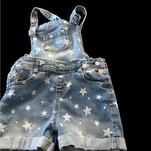Starry Denim Overalls for Kids